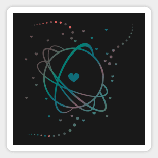 Valentine Heart Planet Magnet